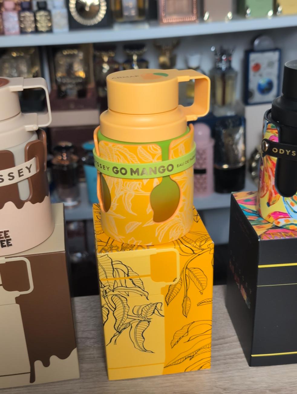 Armaf Odyssey Go Mango Colección Tropical Eau de Parfum 100 ml Perfume con Diseño Exótico y Atractivo