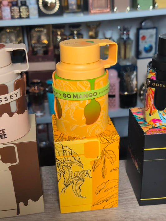 Armaf Odyssey Go Mango Colección Tropical Eau de Parfum 100 ml Perfume con Diseño Exótico y Atractivo