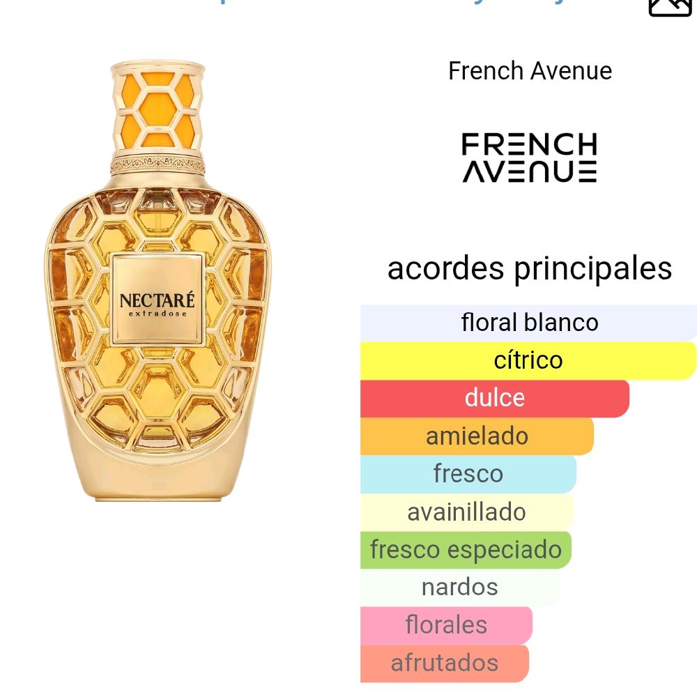 NECTARÉ EXTRADOSE DE FRENCH AVENUE