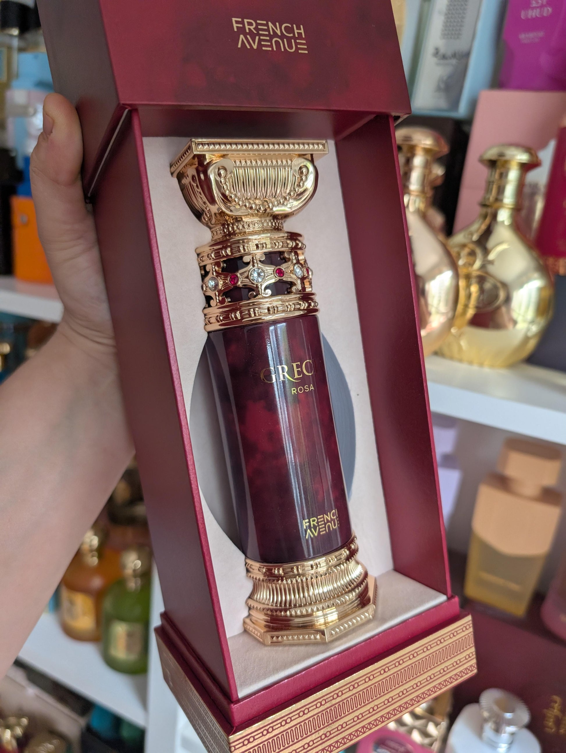 French Avenue GRECIA ROSA DE FRENCH AVENUE Perfume con Notas de Toronja y Rosa para Ocasiones Especiales