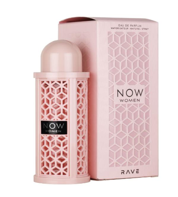 NOW WOMEN RAVE EAU DE PARFUM 100ML - Perfume con Notas de Frutas Rojas y Naranja para Experiencias Sensoriales Vibrantes