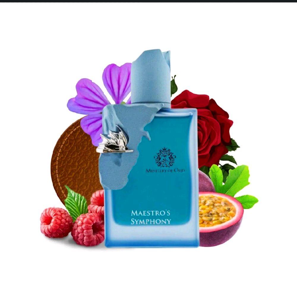 Ministry of Oud Maestro's Symphony EAU DE PARFUM PARIS CORNER Fragancia Floral Frutal con Notas de Frambuesa y Maracuyá
