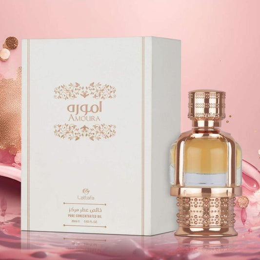ATTAR AMOURA PURE CONCENTRATED OIL 20ML LATTAFA